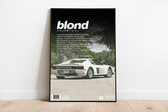 Discover Frank Ocean Poster, Frank Ocean Blonde Poster