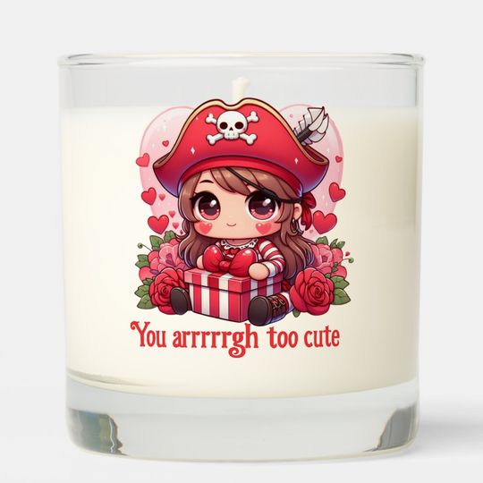 Discover Cute Heart Pirate Scented Candle