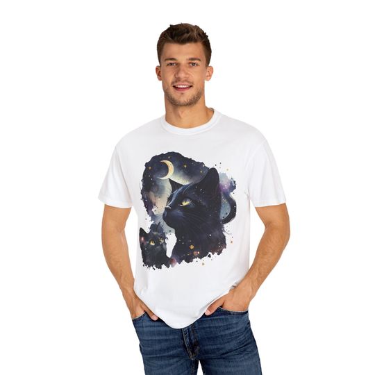 Discover Black Cats Papa Funny Cat Meme T-Shirt