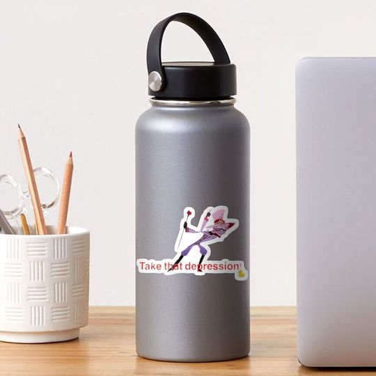 Discover Take that depression! Sticker