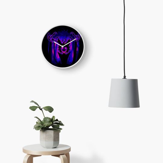 Discover Alastor in the Woods - Hazbin Hotel  Clock