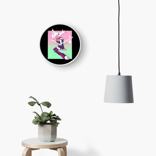 Discover Hazbin Hotel Angel Dust Clock