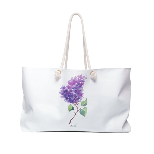 Discover Lilac Farmers Market Ventures Cottagecore Weekender Bag