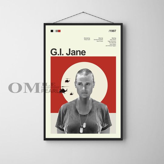Discover mid century modern g i jane movie poster