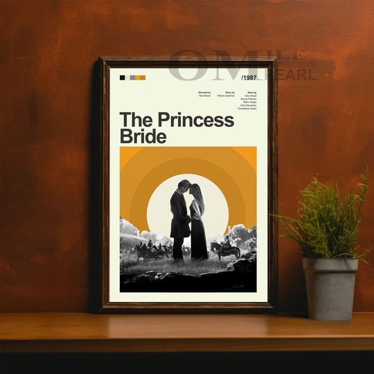 Discover Mid Century Modern The Princess Bride Movie Poster
