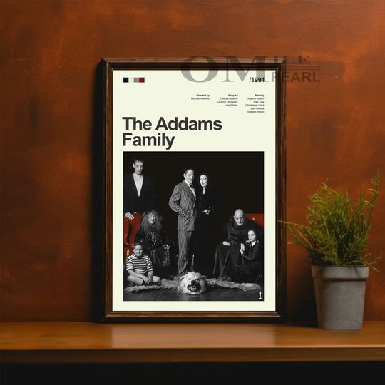 Discover Mid Century Modern The Addams Family Movie Poster