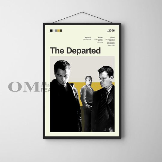 Discover Mid Century Modern The Departed Movie Poster