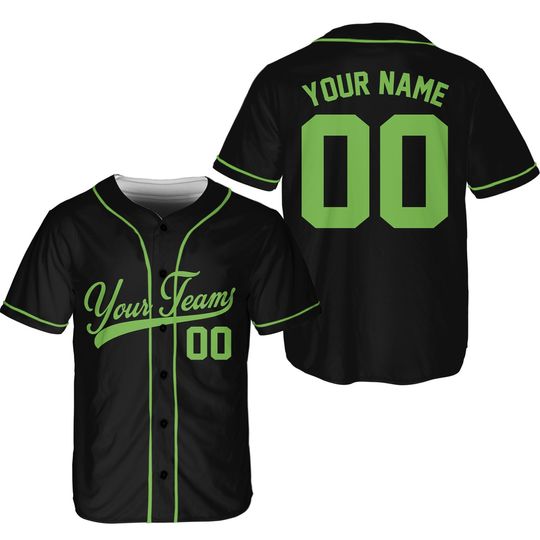 Discover Personalized Team Name And Number Baseball Jersey, Custom Baseball Jersey Shirt