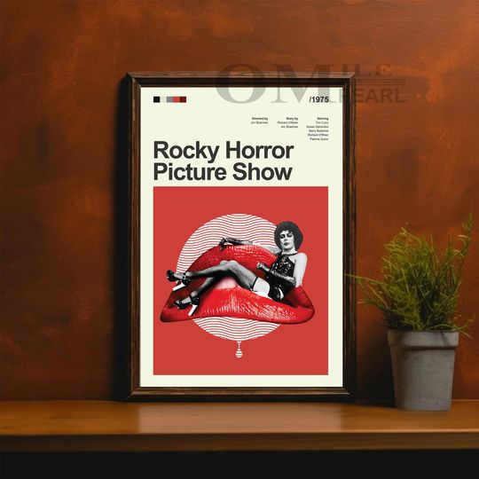Discover Mid Century Modern The Rocky Horror Picture Show Movie Poster