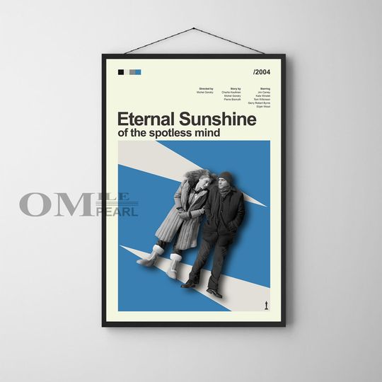 Discover Mid Century Modern Eternal Sunshine of the Spotless Mind Movie Poster