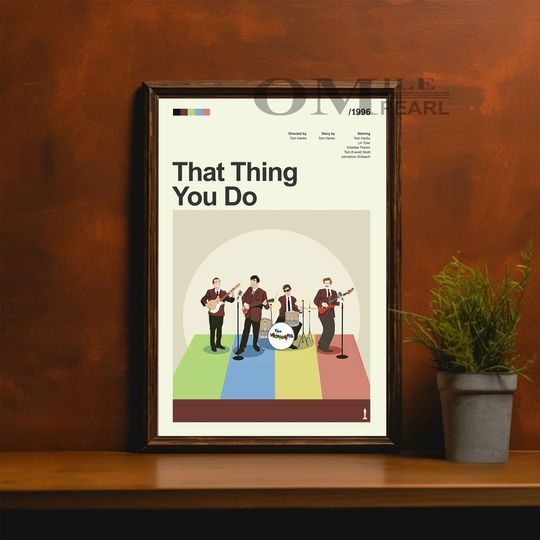 Discover Mid Century Modern That Thing You Do Movie Poster