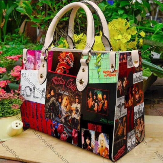 Discover Motley Crue Music Leather Bag