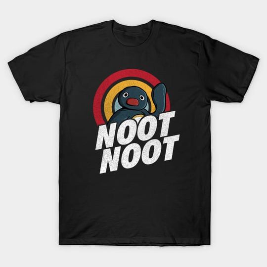 Discover Funny Noot Noot Penguin Meme Vintage T-Shirt