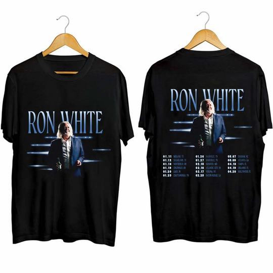Discover Ron White 2024 Tour T-Shirt Black