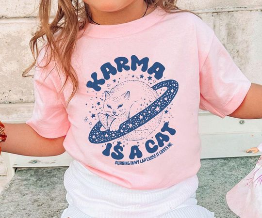 Discover Karma Is A Cat Kid Song Lyrics Midnight Album T-Shirt