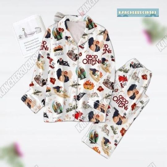 Discover Good Omens Tv Series Pajamas Set, Good Omens Movie Midnight Shirt