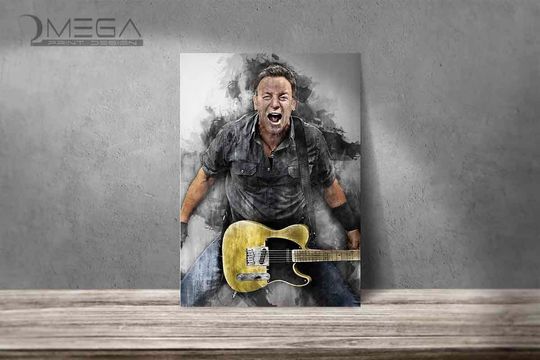 Discover Bruce Springsteen poster Bruce Springsteen print