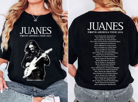 Discover Juanes North American 2024 Tour T-Shirt for Fans
