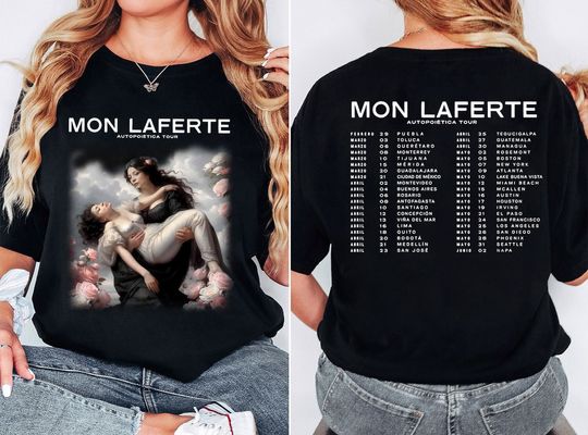 Discover Mon Laferte Autopoitica Tour 2024 Shirt, Mon Laferte 2024 Concert Shirt