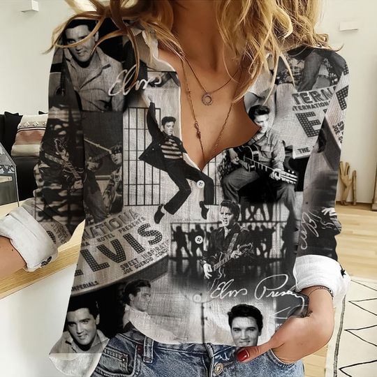 Discover Elvis Presley Women Casual Shirt, Blouse Women Shirt