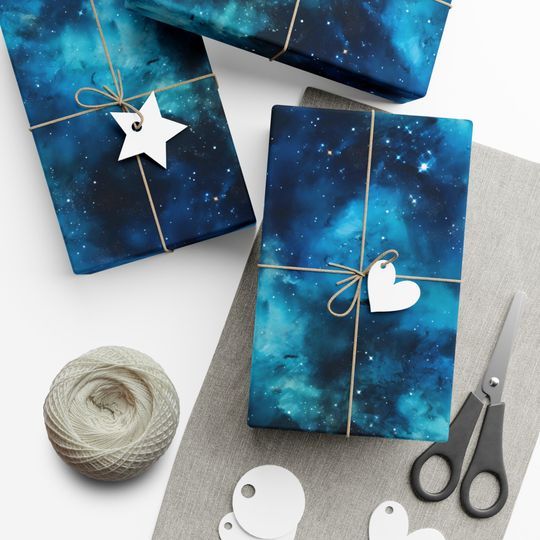 Discover Cosmic Space Galaxy Wrapping Paper
