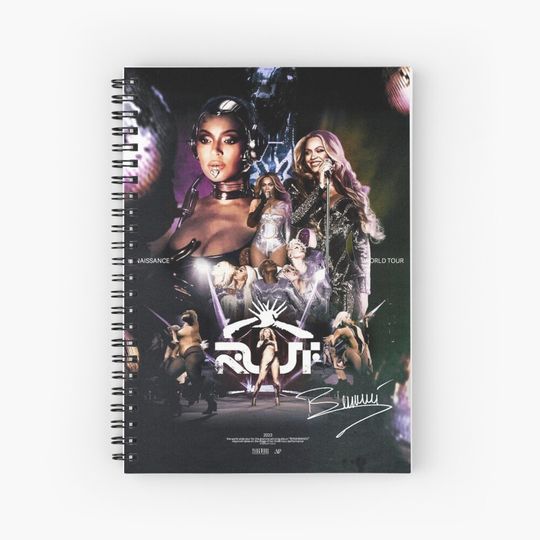 Discover Beyonce Renaissance World Tour Spiral Notebook