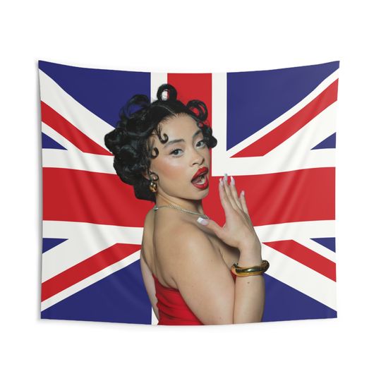 Discover British Pop Merch Flag Tapestry