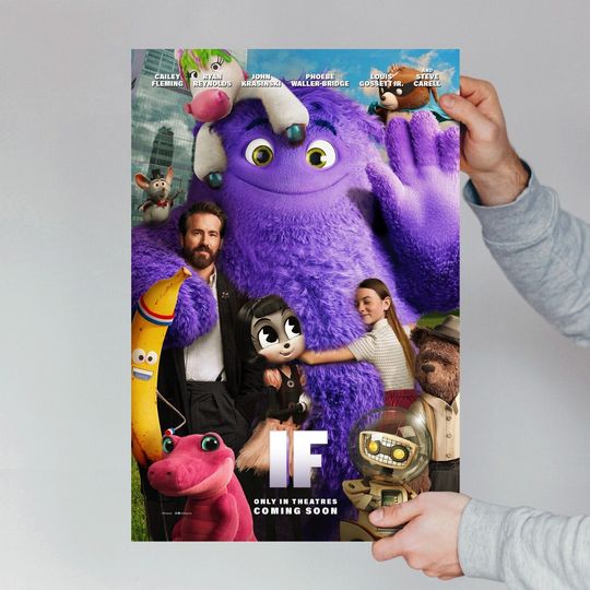 Discover IF Ryan Reynolds IMAGINARY FRIENDS 2024 Poster