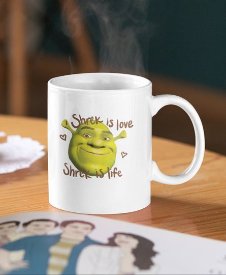Discover Shrek is Love Shrek is Life  Mug
