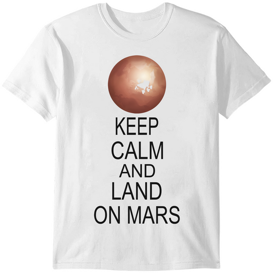Discover Mars Perseverance Rover Landing T-Shirt