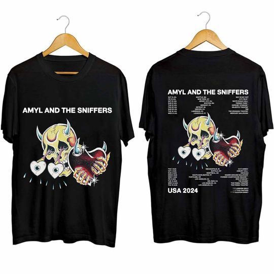 Discover Amyl & The Sniffers US 2024 Tour Shirt, Amyl and The Sniffers Band Fan Shirt
