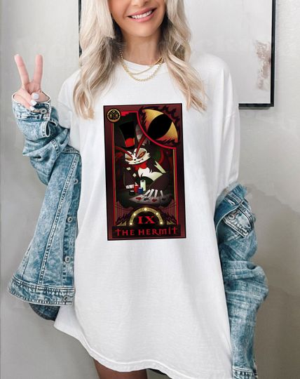 Discover Husk Hazbin Hotel Shirt, Alastor's Lackey The Hermit Shirt