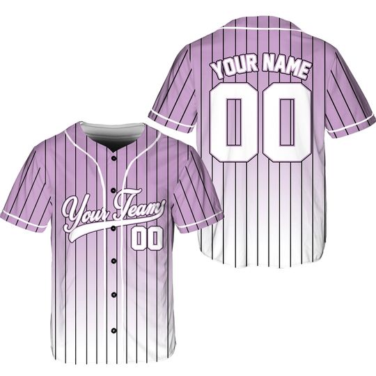 Discover Custom Team Name And Number Baseball Jersey, Personalized Baseball Jersey Shirt