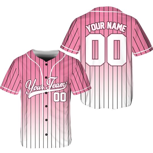 Discover Custom Team Name And Number Baseball Jersey, Personalized Baseball Jersey Shirt