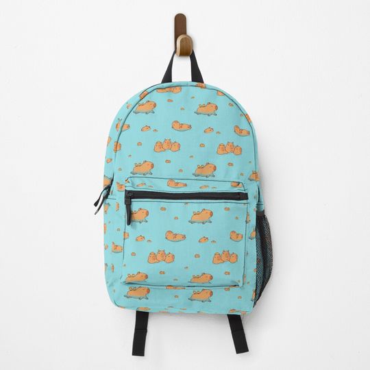 Discover Capybara Hot Spring Pattern Backpack