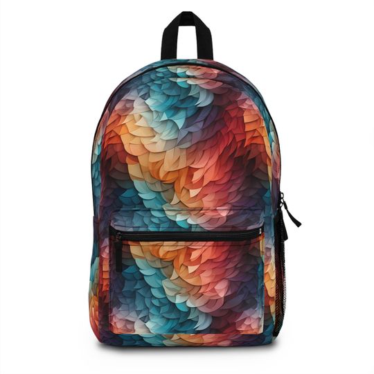Discover Colorful Feathers Backpack