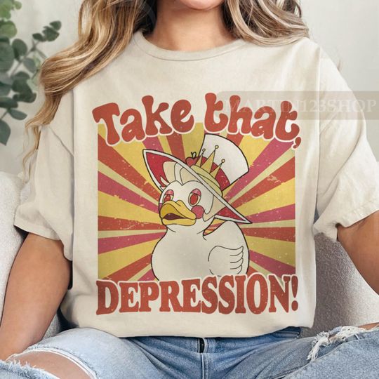 Discover Take That Depression Duck Shirt, TAKE THAT DEPRESSION Shirt