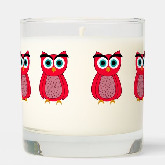 Discover Owl Photo Print Scented Candle