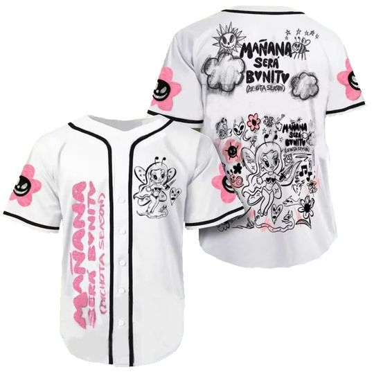 Discover Karol G Streetwear Harajuku Baseball Jersey