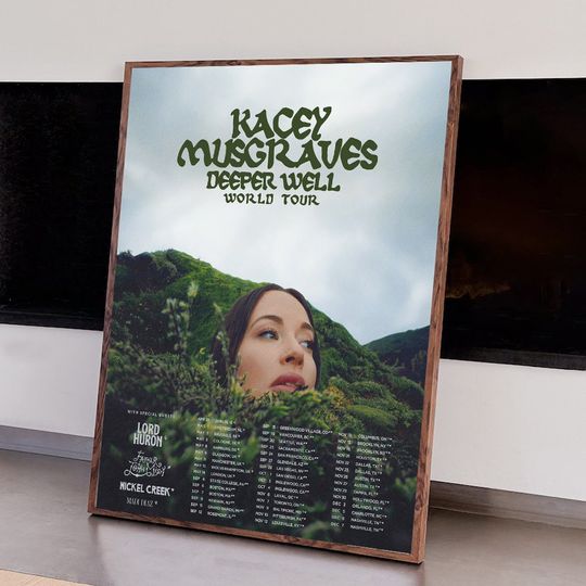 Discover Kacey Musgraves 2024 tour poster