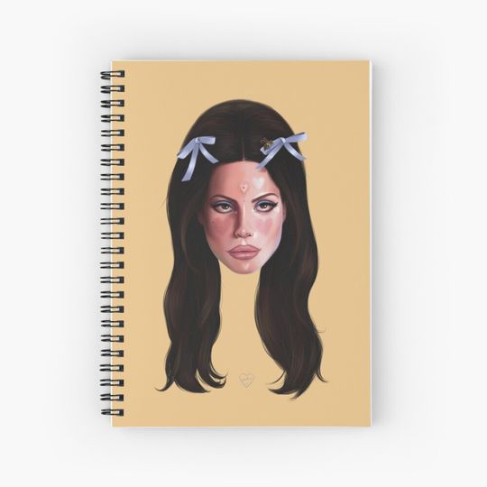 Discover Honeymoon Bee Sting Lana Del Rey Spiral Notebook