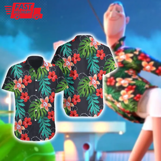 Discover Dracula Hotel Transylvania Tropical Hawaiian Shirt