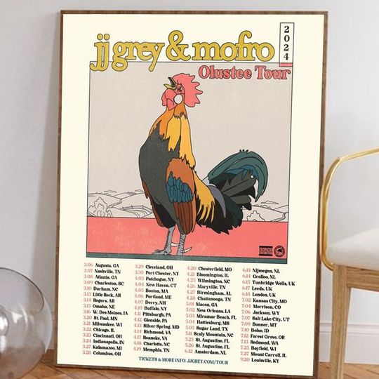 Discover JJ Grey, Mofro Olustee 2024 Tour Poster