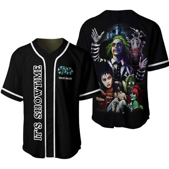 Discover Beetlejuice Jersey Shirt, Custom Beetlejuice Baseball Shirt
