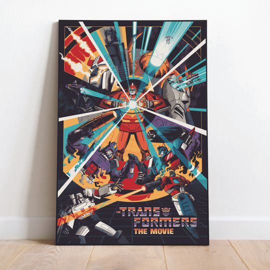 Discover Transformers The Movie Vintage Poster