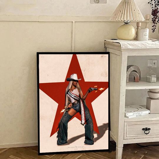 Discover Beyonce Act II Cowboy Carter Pew Pew Poster