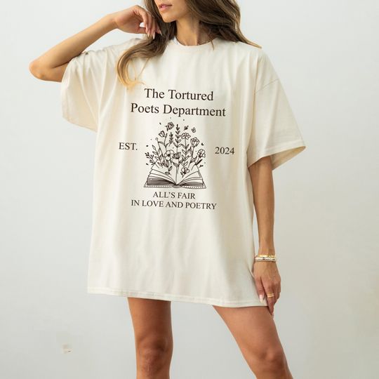 Discover All's Fair In Love And Poetry The Tortured Poets Department New Album Shirt