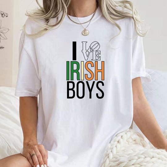 Discover I love Irish Boys Shirts, Irish shirt for Girls, St Patricks Day