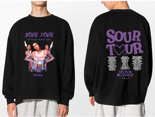 Discover Olivia Rodrigo Guts Tour 2024,The Guts World Tour 2024 Sweatshirt