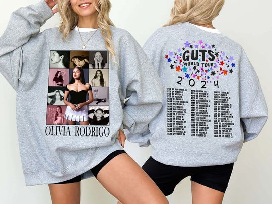 Discover Olivia Guts Tour 2024, Olivia Rodrigo Guts Sweatshirt